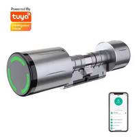 Tuya Smart APP étanche réglable serrure à cylindre intelligente NFC RFID serrure de porte électronique pour porte de sécurité à domicile intelligente