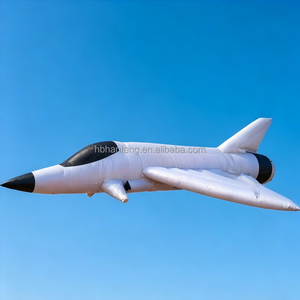 Modelo de Avión Inflable Gigante para Publicidad Exterior, <span class=keywords><strong>Alquiler</strong></span> para Eventos Temáticos de Aeronaves, Réplica de Avión Grande con Logotipo Personalizado - Product Image 3