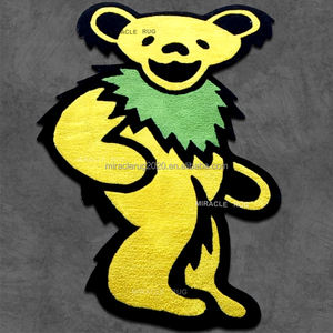 พรมปูพื้นลายการ์ตูนรูป<span class=keywords><strong>หมี</strong></span>น่ารัก งานแฮนด์เมดสั่งทำพิเศษ สำหรับห้องนั่งเล่นเด็ก - Product Image 4