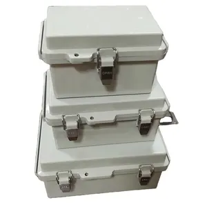 Flip plastic waterproof chassis Metal buckle buckle type sealing box Electrical box junction box 150 * 100 * 90mm