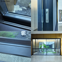 Ventanas Corredizas Modernas de Aluminio, Diseño Delgado, Resistentes, Panorámicas, Aislamiento Térmico, Insonorizadas, Doble Acristalamiento, para Proyectos de Condominios de Lujo