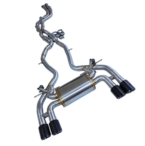 Sistema de Escape Cat-back de Alto Rendimiento para BMW <span class=keywords><strong>M2</strong></span> <span class=keywords><strong>Competition</strong></span> M2C F87 S55 3.0T, Tubo Intermedio con Control Electrónico - Product Image 1