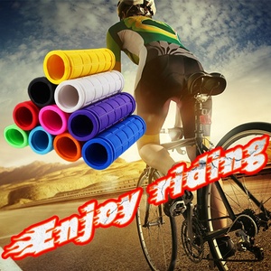 1对12厘米自行车握把橡胶防滑车把盖BMX MTB自行车配件自行车车把握把固定齿轮 - Product Image 6