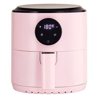 Friteuse à air numérique électrique 1,5 L 900 W, mini friteuse à air chaud sans huile, écran tactile, appareil de cuisine compact pour usage domestique