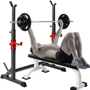 Chaoran 250kg Load-Bearing Foldable Gym Rack High Quality Height Adjustable Bench Press Squat Rack Portable Metal Bench Best - Product Image 3