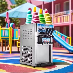 Helado suave 1200W 18L/H con 2 + 1 sabores mezclados - Product Image 5