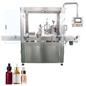 Automatic 10ml 30ml Small Bottle Liquid Spray Eye Drop Vial Dropper Essential Oil Filling Machine