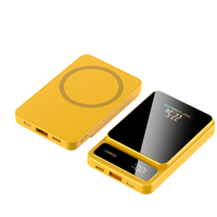 10000mAh Li-Polymer Kabellose Powerbank Magnetischer Ständer Schnelles Laden Digital PD 22,5W Hohe Kapazität Typ-C Eingang 2-in-1 LED