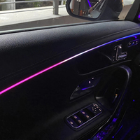 Accessoires de mise à niveau de l'intérieur de la voiture, éclairage ambiant symphonique 64 couleurs, adapté aux Mercedes-Benz A/B/CLA/GLA/GLB W177 C118 W247