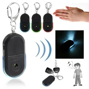Localizador de llaves portátil con sensor y luz, antipérdida, inteligente, con sonido de silbato y linterna. - Product Image 1