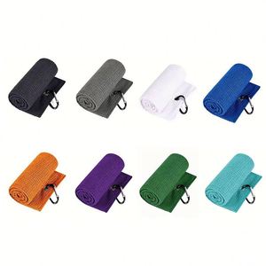 Serviette de golf en microfibre personnalisable multicolore, motif gaufré, avec mousqueton durable, très absorbante, idéale pour les cadeaux sportifs - Product Image 1
