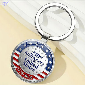 Llavero Metálico con Moneda de la Estatua de la Libertad, Recuerdo Personalizado para el Festival de Aniversario QY - Product Image 2