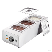 Machine de fusion de chocolat de taille personnalisée Machine de trempe de chocolat Machine de réchauffement de chocolat électrique commerciale automatique