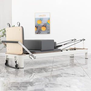 Estudio de yoga personalizado aleación de aluminio blanco Pilates Reformer aluminio comercial Pilates máquina Pilates equipo - Product Image 3