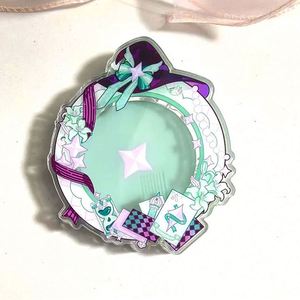 Nouveau style porte-carte photo personnalisé Kpop Star, pendentif de rangement pour étoile préférée, porte-clés créatif en acrylique, rangement de photocartes en plastique - Product Image 6