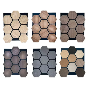 Miglior prezzo pannello acustico fonoassorbente <span class=keywords><strong>pannelli</strong></span> a parete per uso interno nuovo Design esagonale decorativi <span class=keywords><strong>pannelli</strong></span> a parete acustica - Product Image 1