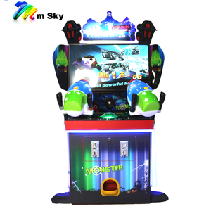 Machine d'arcade vidéo 3D pour enfants de 6 ans et plus, jeu de tir au laser à 2 joueurs, à monnayeur, avec tickets de récompense, pour usage intérieur uniquement, en anglais - Product Image 6