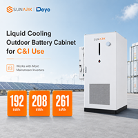 Système de Stockage d'Énergie (ESS) Sunark Tout-en-un 261 kWh à ions lithium avec refroidissement liquide et système de contrôle haute tension pour l'intégration au réseau intelligent des parcs industriels