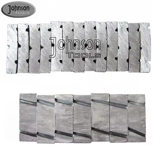 6-100 Mm Diamond Turbo Tipe Inti Segmen Inti untuk Beton Marmer Granit