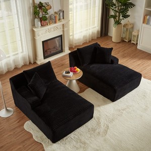 โซฟาเบดคู่แบบพับได้ทันสมัย บุผ้านุ่มฟู ตกแต่งด้วยกระดุม สำหรับห้องนั่งเล่น ห้องนอน โรงแรม ให้ความนั่งสบาย - Product Image 2