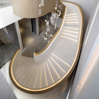 Système d'éclairage d'escalier intérieur à 32 voies avec contrôleur de bande LED et capteur de mouvement