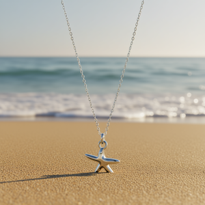Collar con Colgante de Estrella Amy Amy, Chapado en Plata, Acero Inoxidable, Joyería Minimalista para Mujer, Regalo, Collar con Cadena - Product Image 2
