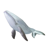 Requin gonflable géant réaliste – Étanche, durable, résistant au soleil, couleur intégrale, ventilateur intégré, taille personnalisée pour la publicité