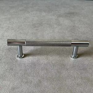 Parlak krom kolları mutfak dolap kolları katı çekmece kolları gümüş dolap kapılı gardırop mobilya kolu çeker - Product Image 1