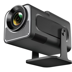 Proyector <span class=keywords><strong>de</strong></span> cine en casa HY320 720P 200ANSI al por mayor, Mini proyectores inteligentes Android, proyector portátil <span class=keywords><strong>de</strong></span> viaje al aire libre 4K HY320 - Product Image 1