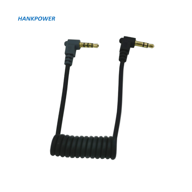 3.5mm Jack 3 Poles Male Trs to 4 Poles Male Trrs Adapter Cable for Phone Video Recording