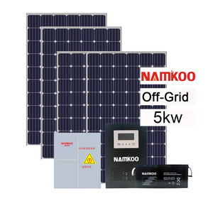 ชุดโซลาร์เซลล์นัมคูแบบออฟกริด 3kw 4kw 5kw 6kw ระบบพลังงานแสงอาทิตย์ - Product Image 1