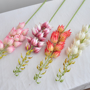 ดอกยูคาประดิษฐ์ ยี่ห้อโยชิโนบุ สีขาว ชมพู ส้ม ตกแต่งภายในบ้าน 4 ก้าน - Product Image 2