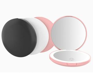 Espejo de Maquillaje Portátil con Aumento 3X, Mini LED de 1 Lado, con Cable de Carga USB para Viajes, Regalos Promocionales - Product Image 1
