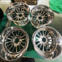 Ruedas Forjadas China Forged Wheels Co. Super Single 6x5.5 8x6.5 8x165.1 8x170 6x135 de Aleación de Aluminio de 22 24 26 28 30 Pulgadas para Camiones