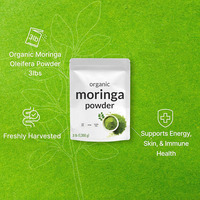 Sac de marque privée OEM/ODM extrait de feuilles de Moringa poudre de feuille de Moringa
