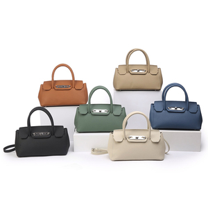 Sac à main de luxe léger en cuir véritable pour femme, sac à bandoulière simple en cuir de vachette pleine fleur BK KL - Product Image 5
