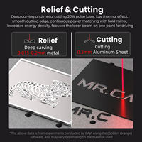 Machine de marquage et de gravure laser à fibre 20W Mr Carve M1 Ultra pour métaux, imprimante laser pour marquage de noms, logos, colliers et étiquettes d'oreille d'animaux