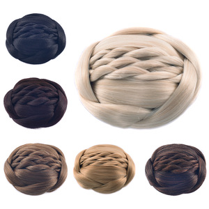 <span class=keywords><strong>Moño</strong></span> <span class=keywords><strong>de</strong></span> pelo rubio marrón Chignon, postizos <span class=keywords><strong>de</strong></span> rodillo sintético, <span class=keywords><strong>moño</strong></span> <span class=keywords><strong>de</strong></span> pelo <span class=keywords><strong>de</strong></span> fibra <span class=keywords><strong>de</strong></span> alta temperatura para sombreros <span class=keywords><strong>de</strong></span> mujer - Product Image 5