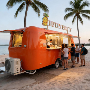 Commercial Mobile Food Cart Design Smoothie Dessert Pancake Donut Turkey <strong>Vending</strong> <strong>Machines</strong> Food Trucks - Product Image 4