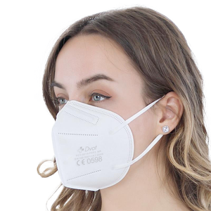 KN95 FFP2 CE Certificated Disposable Face Mask CE0598 EN149 Particle Filtering Half Mask 5 Layers Anti Dust Mascarillas Masque