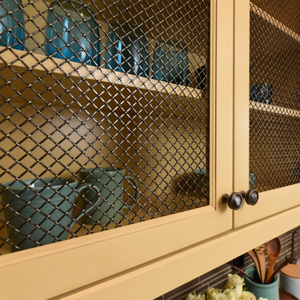 Treillis métallique décoratif tissé en acier inoxydable personnalisé haut de gamme vieux Bronze or <span class=keywords><strong>maille</strong></span> décorative pour le pliage de porte d'armoire à la maison - Product Image 5