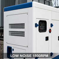 Generador Diésel Portátil Súper Silencioso de 20kVA 25kVA 30kVA Trifásico para Uso en Exteriores y Respaldo Doméstico