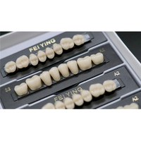 Dentier dentaire en résine acrylique avec plusieurs nuances A1 A2 A3 A-D ombre pontique fausses dents dents en résine
