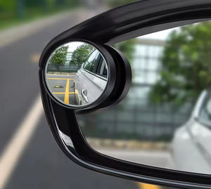 Plastique ABS/PVC petit luxe à clipser général voiture rétroviseur pluie sourcil auxiliaire miroir Auto pièces 2 pièces/ensemble voiture aveugle - Product Image 3