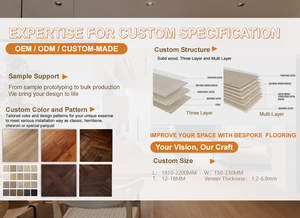 Échantillon gratuit de parquet en bois d'ingénierie en chêne à chevrons, système de clic, carbonisé, fumé, salon, appartement, hôtel, villa, château - Product Image 6