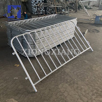 Barrière métallique galvanisée professionnelle, amovible, bon marché, barrière de contrôle de la grague, nouveauté