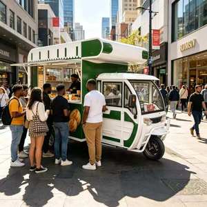 Carrito <span class=keywords><strong>de</strong></span> Comida Pequeño, Totalmente Equipado y Personalizado, Remolque <span class=keywords><strong>de</strong></span> Comida Rápida - Product Image 4