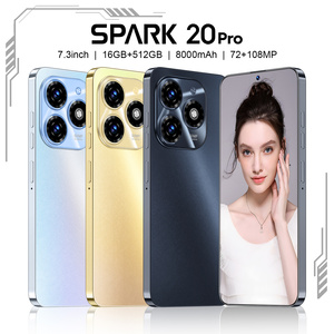 Téléphone portable <span class=keywords><strong>4G</strong></span> 5G HOT Strong à 10 cœurs d'empreintes digitales tecno spark 20 pro, smartphone déverrouillé de haute qualité - Product Image 4