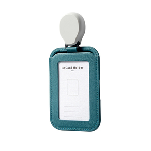2023 Mới Nhất Dọc Ngang Có Thể Thu Vào Dây Buộc Ngực Chủ Thẻ Da Sinh Viên Nhân Viên Công Nhân Tên ID Thẻ Huy Hiệu Chủ - Product Image 1