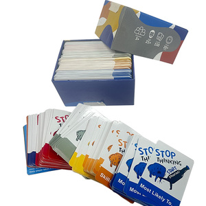 Hot bán hoàn toàn tùy chỉnh in thẻ cho Đảng đúng hoặc dám uống bia trò chơi sử dụng chất lượng cao bù đắp giấy các tông - Product Image 1